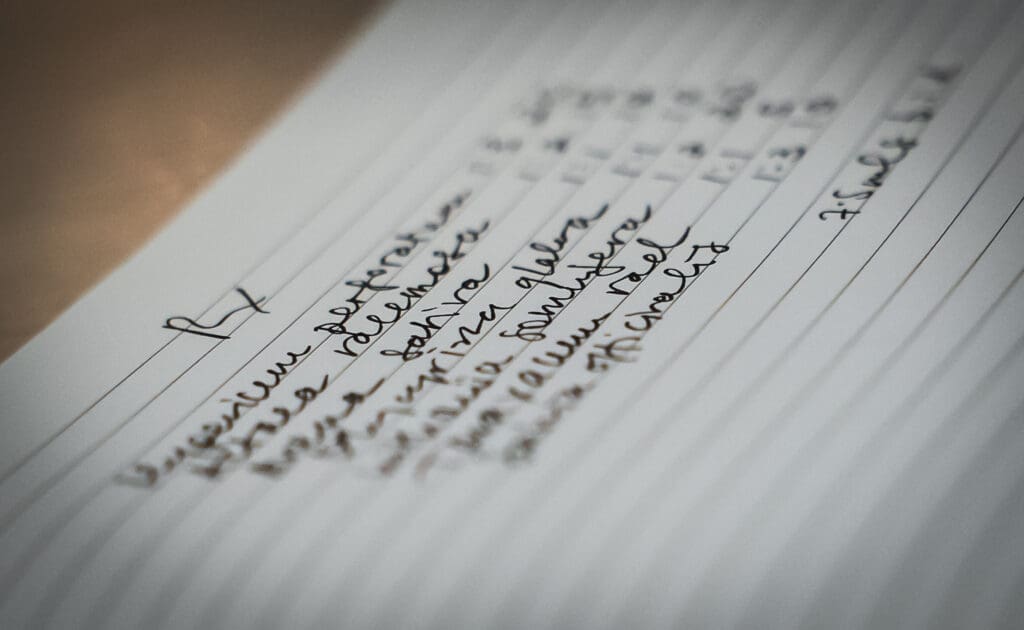 Prescription notes